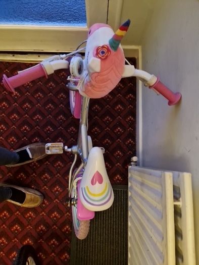 Kids unicorn bicycle