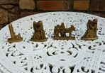 Brass figures