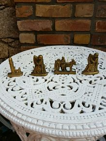 Brass figures