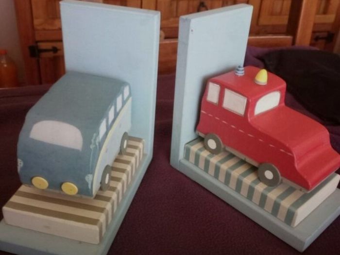 Bookends for child's room