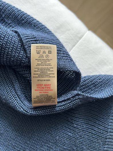 Paul Costello grey - blue top/jumper. Viscose fabric