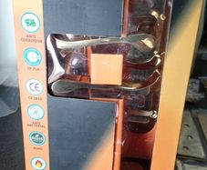 Handle and hinges
