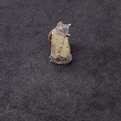 Siamese Cat Themed , Vintage Pin Badge