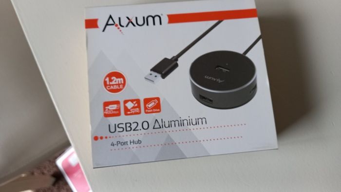 Usb 2.0 aluminium.
