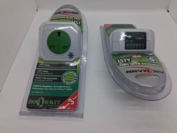 Postage - 2 x Ansmann AES1 Countdown Mains Timers