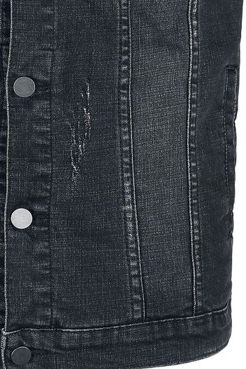 Black Premium Denim Waistcoat in Size 5XL (Brand New & Unopened)