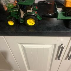 Model tractor and digger