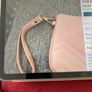 New pink purse wristlet strap with pocket for cards Image 3
