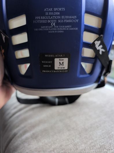 GAA hurling helmet