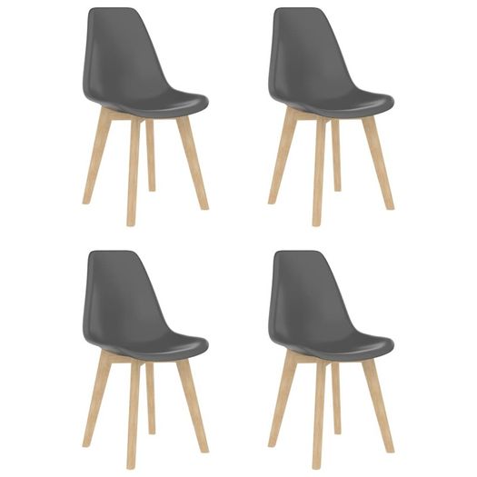5 Piece Dining Set Grey