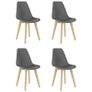 5 Piece Dining Set Grey Image 6