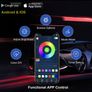 Underglow Car LED Lights Kit, RGBI Neon Accent Strip Lights, 16 Million Colors DIY & Music Mode with App Control, DC 12V Universal for Car Image 9