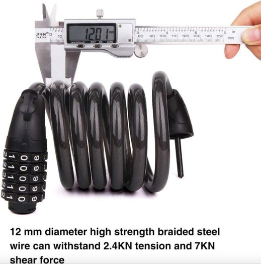 Brand New Anti-theft Portable Code Lock for Ninebot MAX.