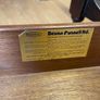 Vintage Wooden Canterbury Magazine  Newspaper Rack with Drawer Image 4
