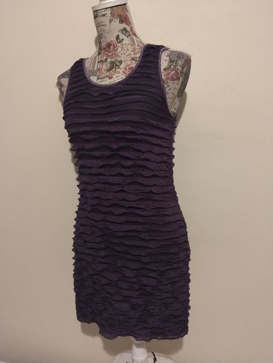 Beautiful Purple Ruffle Dress