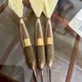 Rare Vintage Dorwin Heavy True Balance Brass Darts in Original Box with Instructions Image 2