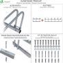 NEW SALE | 5 Bike Stand Floor or Wall mounted bike rack for garage Bicycle Parking rack Cycle Storage Locking Stand Image 4