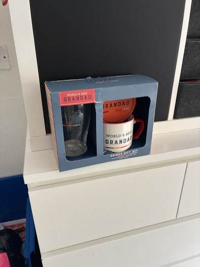 worlds best grandad mug set