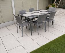 garden table with 6 chairs