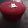 lovely baby keepsake red velvet box Image 2