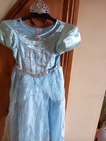 Disney Princess Dress - Cinderalla Dress and Tiara