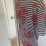 Maria Reich design striped floral top size UK18 EU46 Perfect condition Postage included Image 3