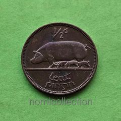 Ireland 1953 year Bronze Half Penny.