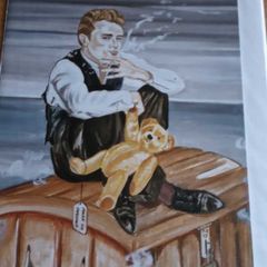 New James Dean Portrait Card, 21 x 15 cm