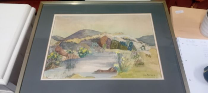 Original Una Gillespie "Clifden"Watercolour