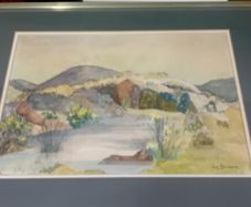 Original Una Gillespie "Clifden"Watercolour