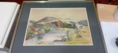 Original Una Gillespie "Clifden"Watercolour