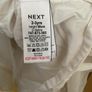 NEXT girls Cream coloured sweater/mesh dress aged 2-3 years Image 4