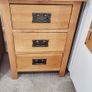 2  Solid Oak Bedside Lockers Image 3
