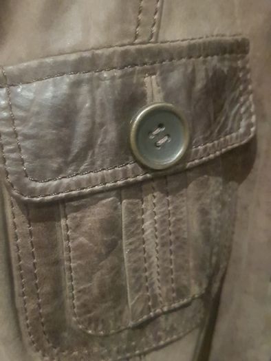 Leather jacket Zara L