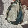 Sterling Silver Pale Aquamarine and Earrings Set(New) Image 8