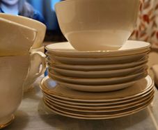 White Duchess 6 Piece China Set