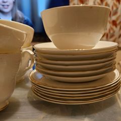 White Duchess 6 Piece China Set