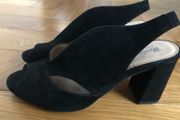 Carl Scarpa Black suede heels