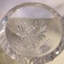 Rare find Vintage Bohemia Crystal cut vase on foot. Beautiful and bright cut crystal vase. Image 2