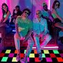 Neon Runner Rug for Party, Blacklight UV Reactive Light up Dance Floor Mat, Non-Slip Fluorescent Luminous Colorful Grid Carpet, Glow in The Dark 80s Birthday Raves Room Decor 300cmx60cmx1cm Image 2