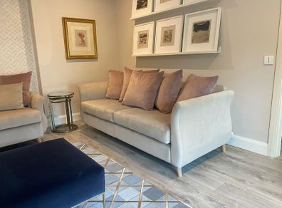 Velvet Sofa & Love Seat