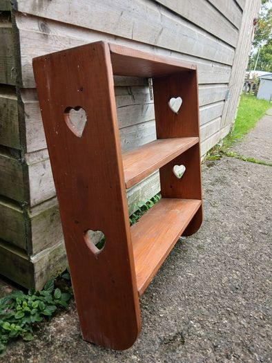 Handmade shelving unit