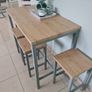 kitchen Island table and stools Image 2