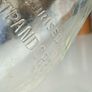 502 - Vintage Clear Glass Cork Top Collectible Decorative Lee Strand Creamery Milk Bottle Image 4