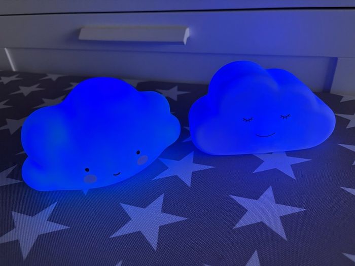 Cloud Book ends and cloud lights