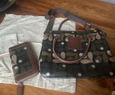 Orla Kiely Handbag and Wallet - perfect condition