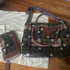 Orla Kiely Handbag and Wallet - perfect condition