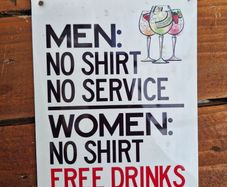 bar sign