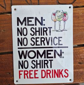 bar sign