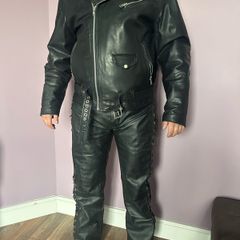 leather motorcycle uniform